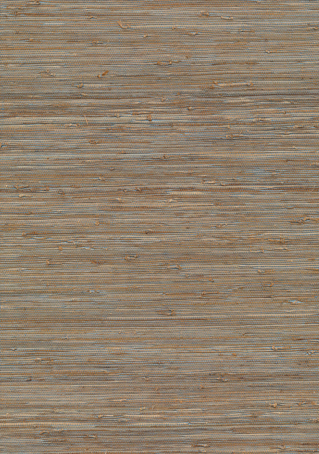 York Katsu Light Brown Grasscloth Wallpaper