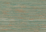 York Keiko Aqua Grasscloth Wallpaper
