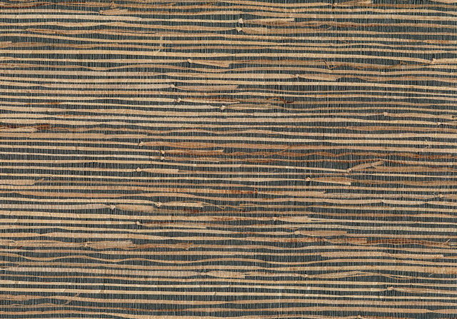 York Masami Grey Grasscloth Wallpaper