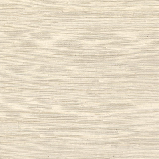York Mei Cream Grasscloth Wallpaper