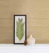 York Mei Cream Grasscloth Wallpaper
