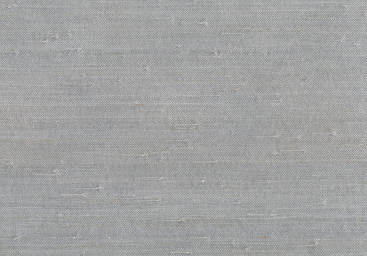 York Rei Light Grey Grasscloth Wallpaper