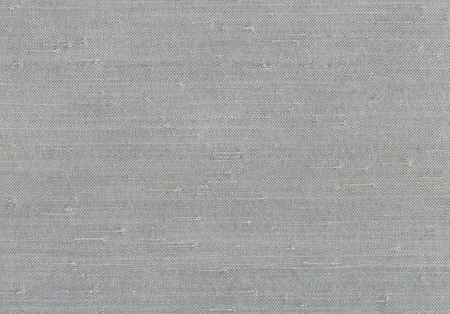York Rei Light Grey Grasscloth Wallpaper