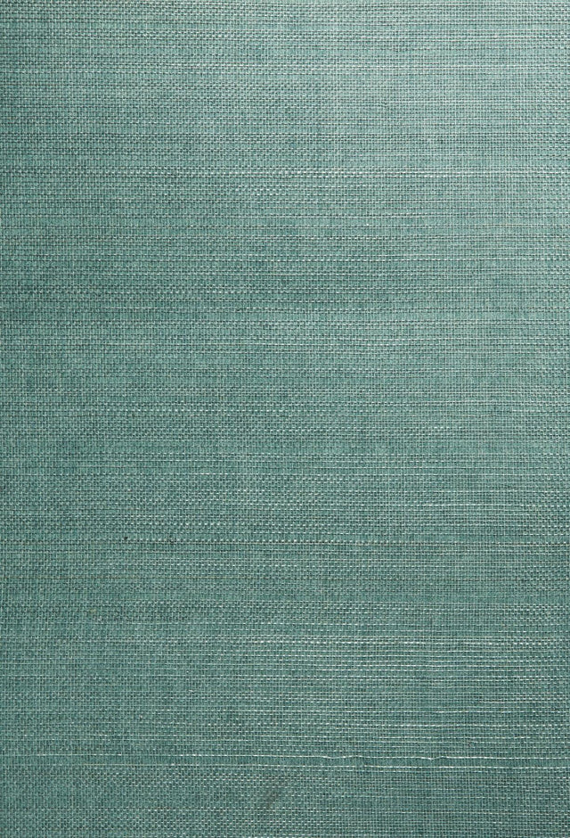 York Kimiyo Aqua Grasscloth Wallpaper