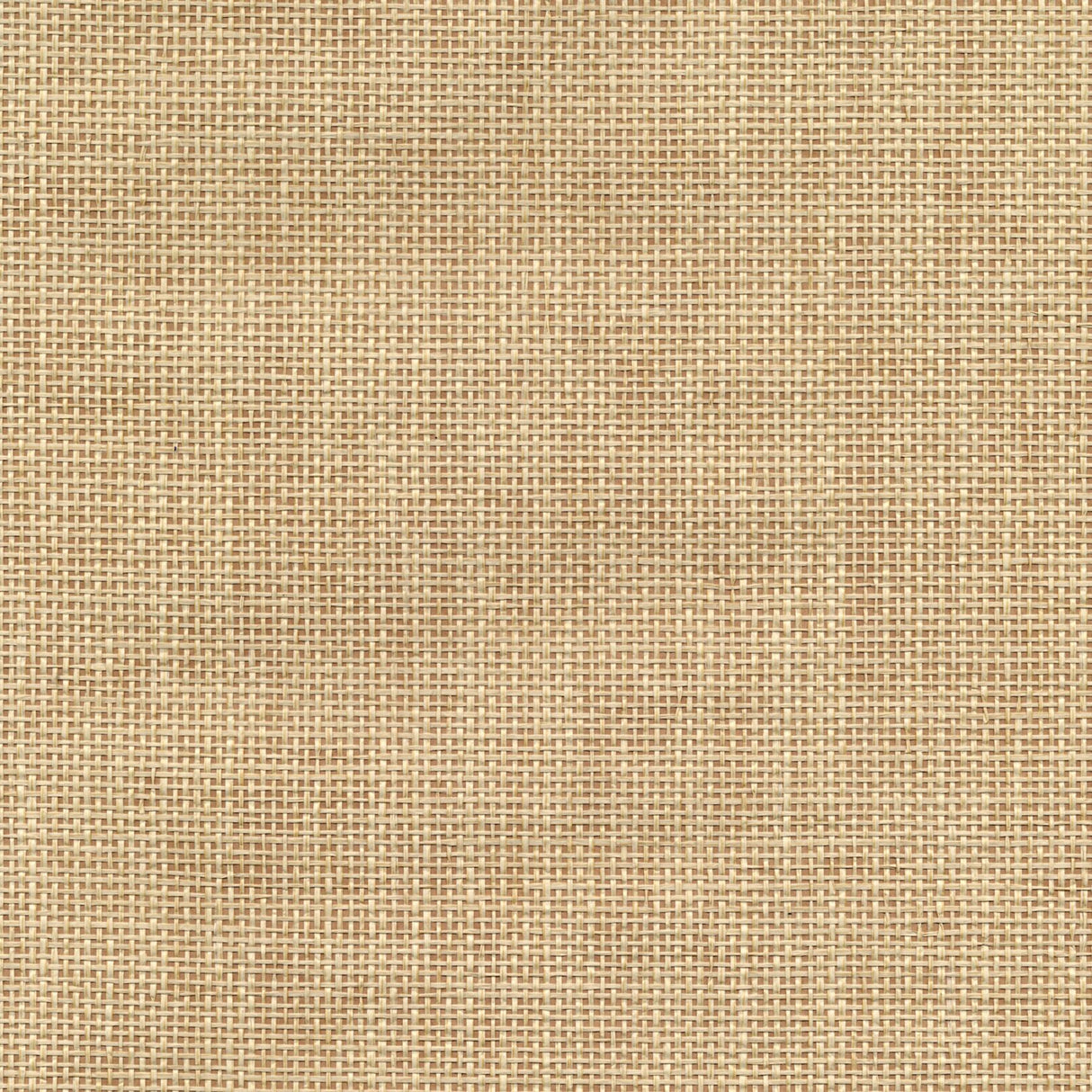 York Xia Beige Grasscloth Wallpaper