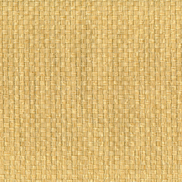 York Kuan-Yin Cream Grasscloth Wallpaper