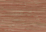 York Yan Yan Red Grasscloth Wallpaper
