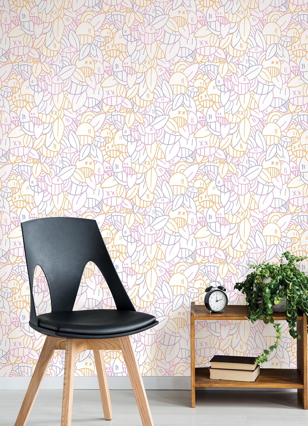 York Multi Warm Floral Sequence Peel & Stick Wallpaper