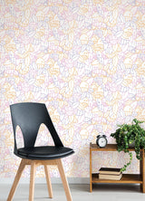 York Multi Warm Floral Sequence Peel & Stick Wallpaper