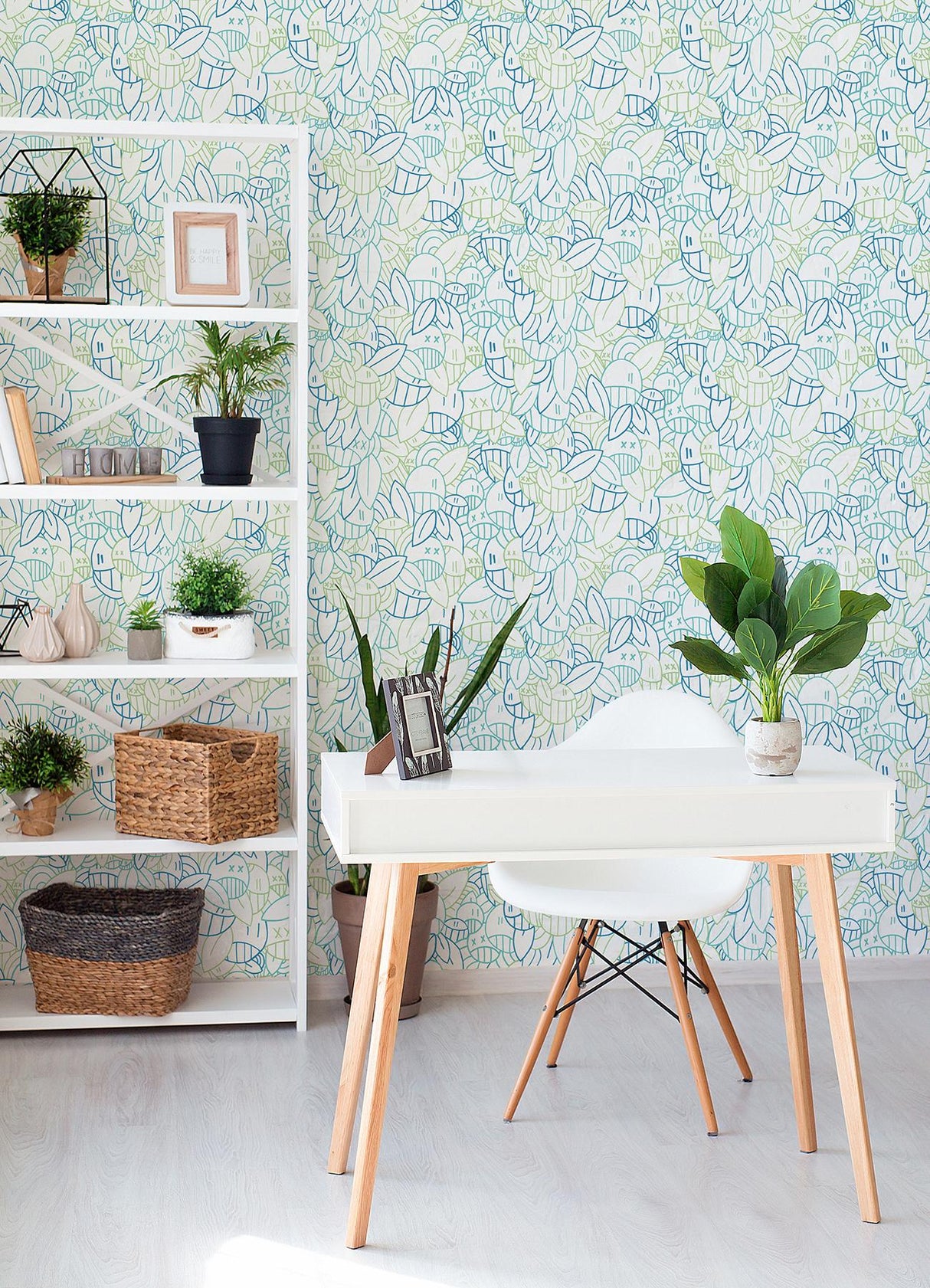 York Multi Cool Floral Sequence Peel & Stick Wallpaper