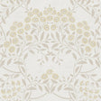 York Penelope Light Yellow Floral Damask Wallpaper