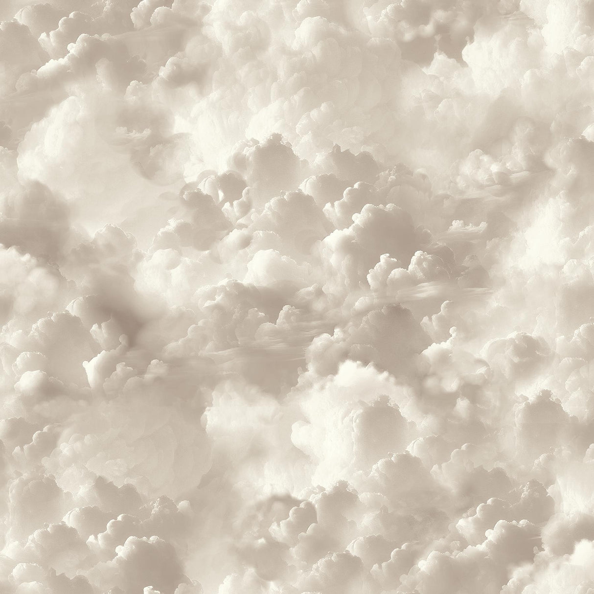 York Merryweather Neutral Cloudy Skies Wallpaper