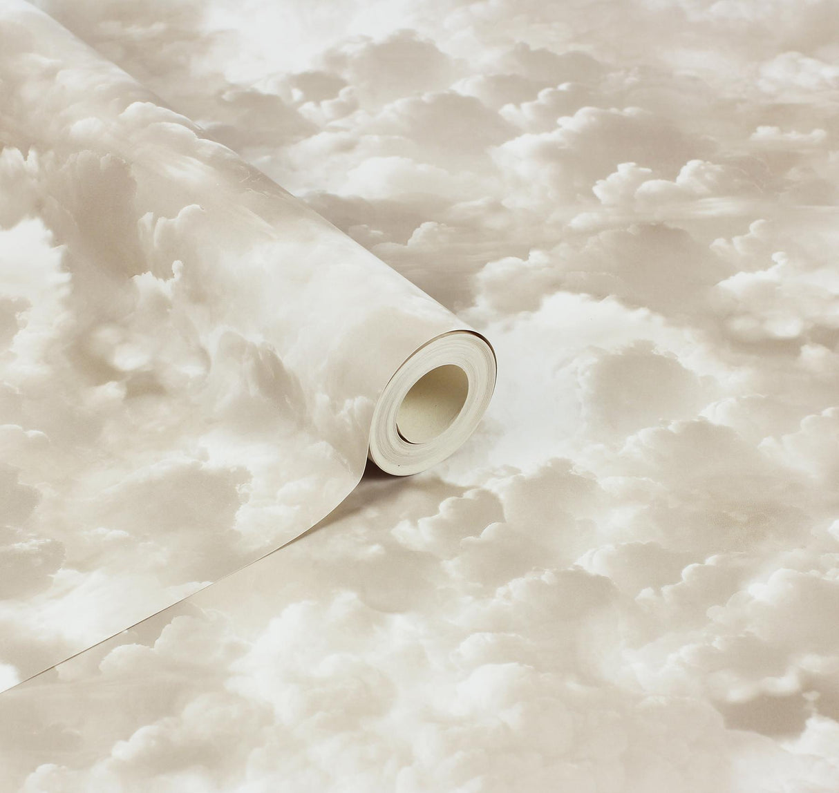 York Merryweather Neutral Cloudy Skies Wallpaper
