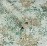 York Sergio Green Abstract Texture Wallpaper