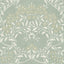 York Penelope Green Floral Damask Wallpaper