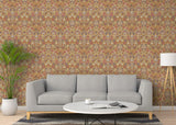 York Birdy Yellow Nuthatch Floral Wallpaper