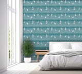 York Gerald Blue Heron River Wallpaper