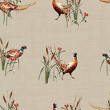 York Eustace Neutral Pheasant Meadow Wallpaper