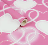 York Effie Pink Neon Heart Wallpaper