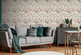 York Mallory Pink Vivid Floral Wallpaper