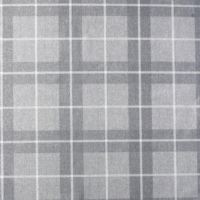 York Hudson Grey Checkered Plaid Wallpaper