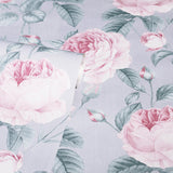 York Rosaline Light Grey Floral Wallpaper