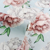 York Sophie Mint Floral Wallpaper