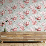 York Sophie Mint Floral Wallpaper