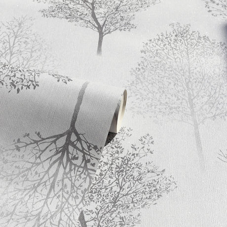 York Agatha Black Trees Wallpaper