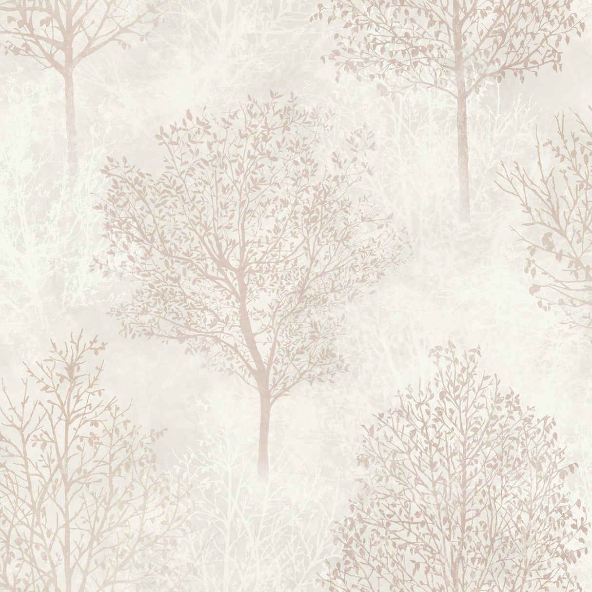 York Agatha Beige Trees Wallpaper