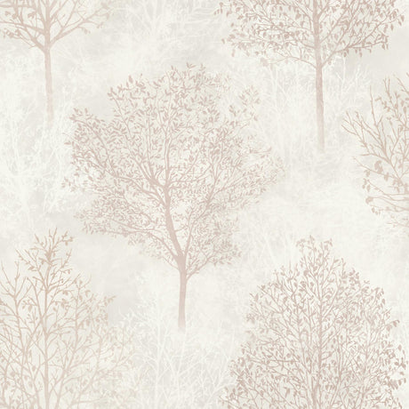 York Agatha Beige Trees Wallpaper