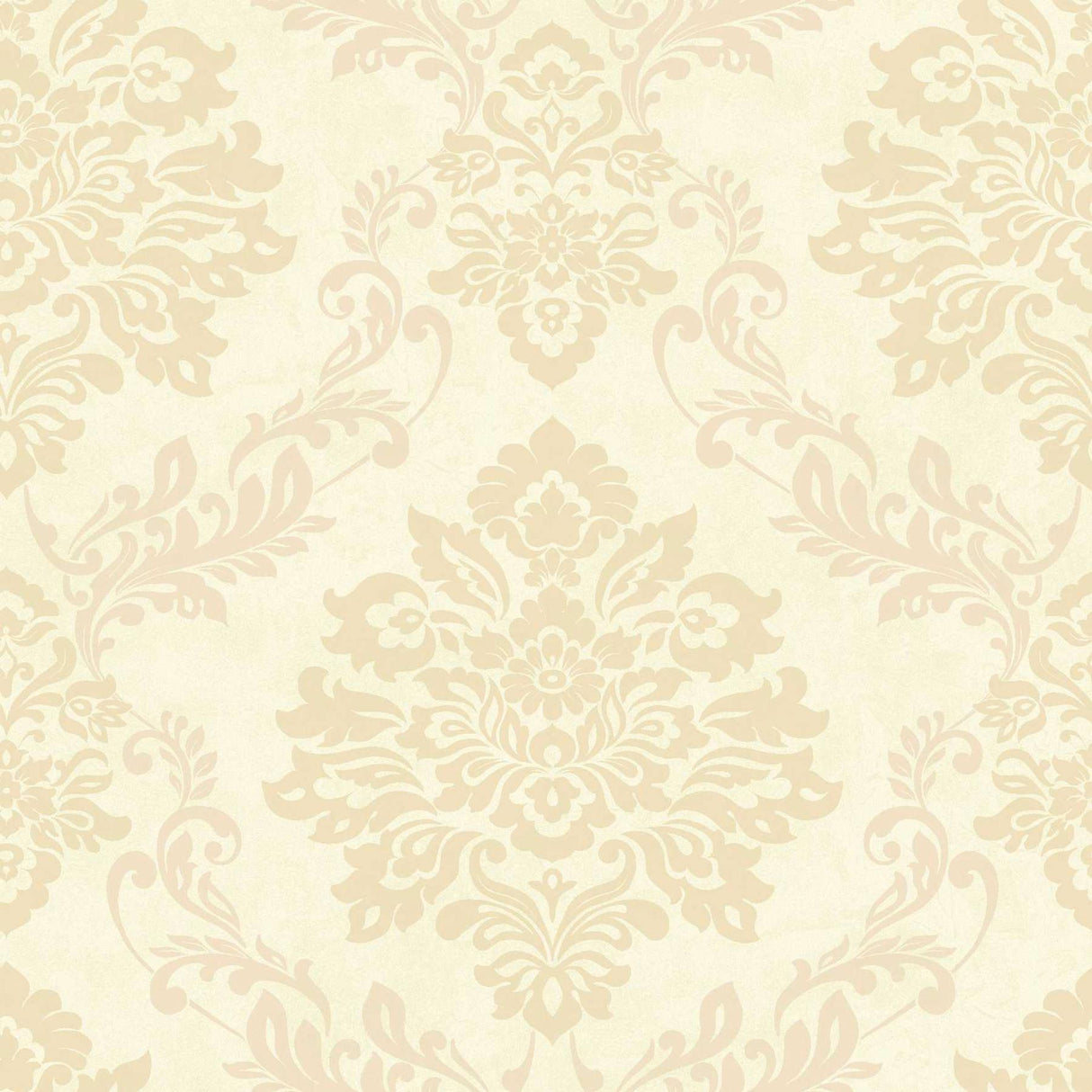 York Harriet Khaki Damask Wallpaper