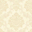 York Harriet Khaki Damask Wallpaper