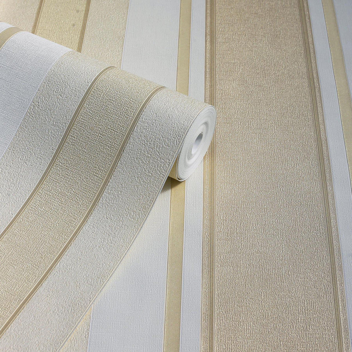 York Palazzo Neutral Stripe Wallpaper