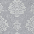 York Harriet Silver Damask Wallpaper