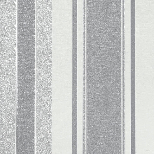 York Palazzo Silver Stripe Wallpaper