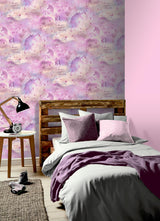 York Xena Pink Galaxy Unicorn Wallpaper