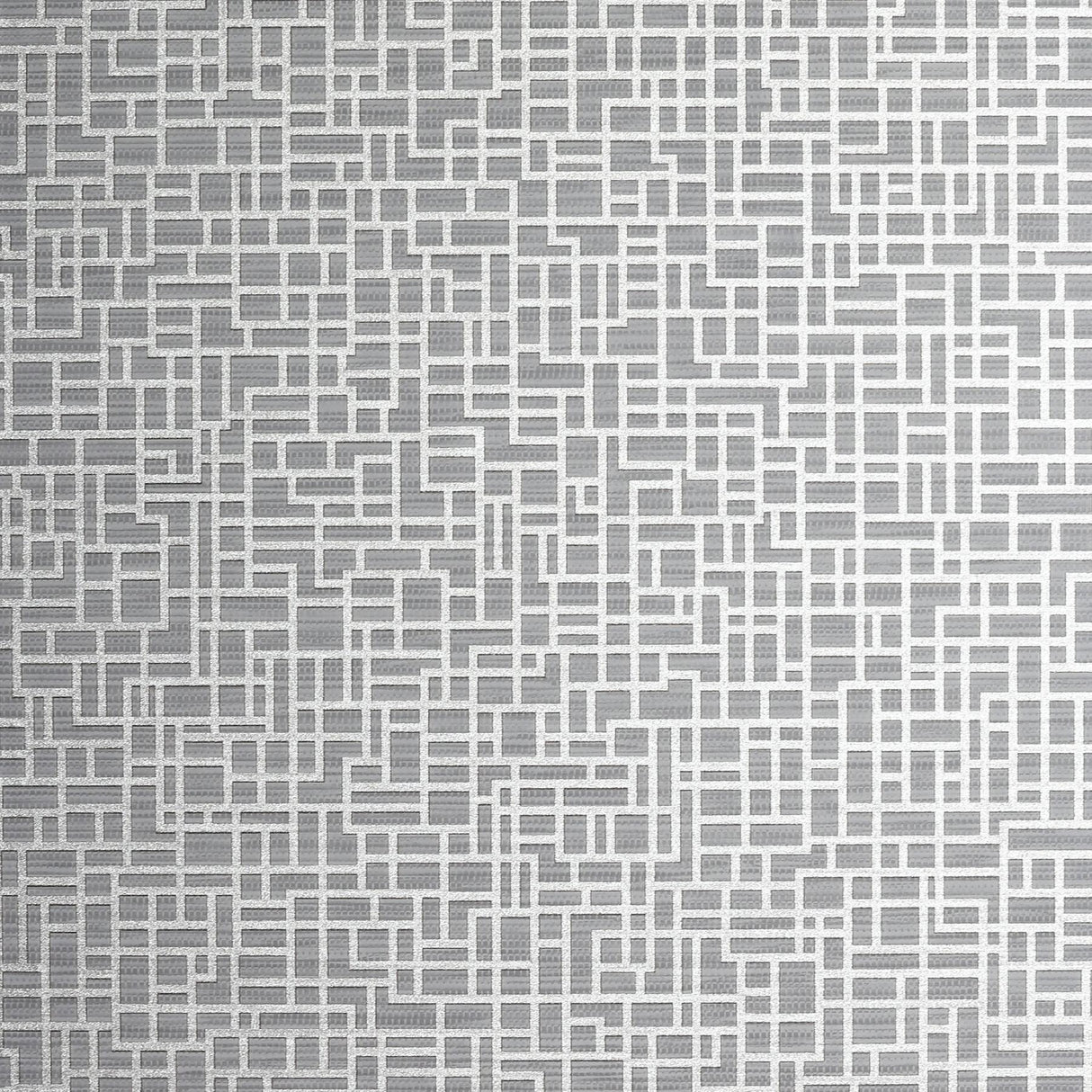 York Satoni Silver Geometric Wallpaper