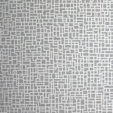 York Satoni Silver Geometric Wallpaper