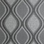 York Ignatius Charcoal Ogee Wallpaper