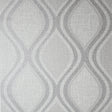 York Ignatius Grey Ogee Wallpaper