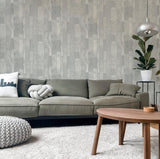 York Kintsugi Silver Geometric Wallpaper