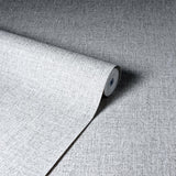 York Elfrida Grey Linen Wallpaper