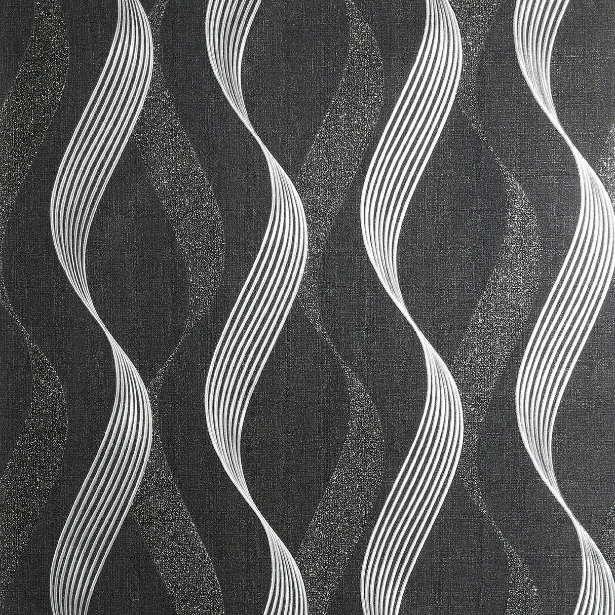 York Wilhelmina Black Ribbon Wallpaper