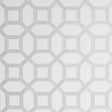 York Marjorie Silver Trellis Wallpaper