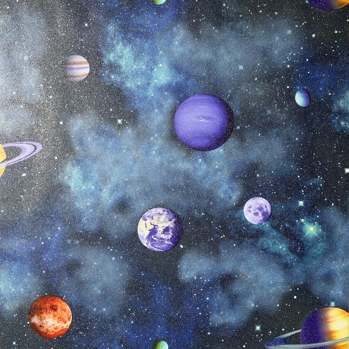 York Albert Blue Cosmos Wallpaper