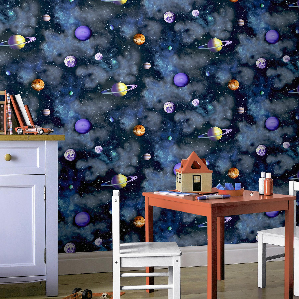 York Albert Blue Cosmos Wallpaper