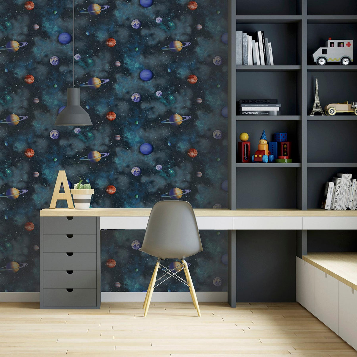 York Albert Blue Cosmos Wallpaper