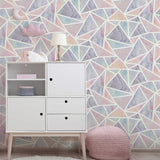 York Lizzie Pastel Triangles Wallpaper