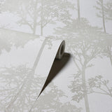 York Indra Neutral Forest Silhouette Wallpaper